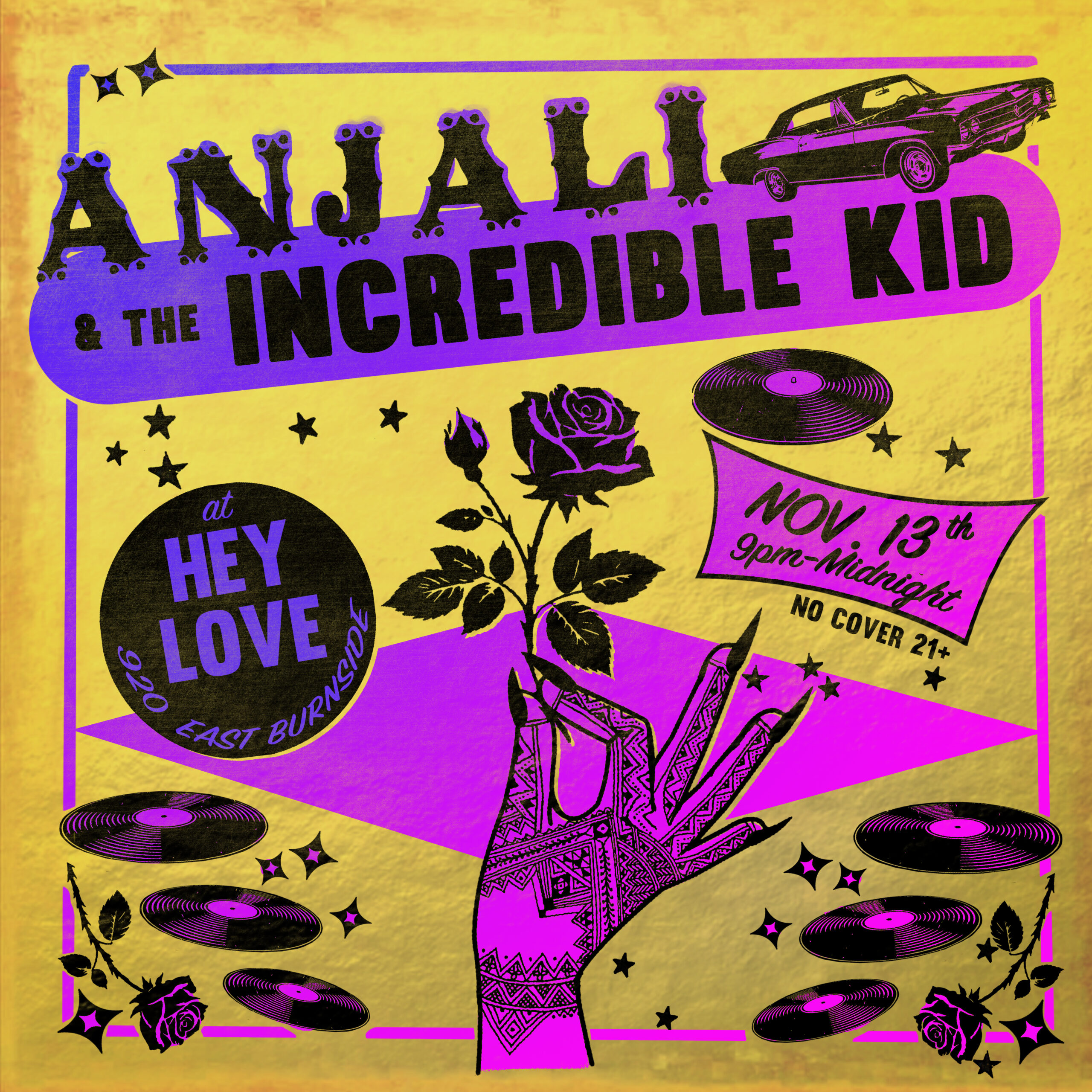 Vintage Vinyl at Hey Love (Jupiter Next) Thursday, November 13th